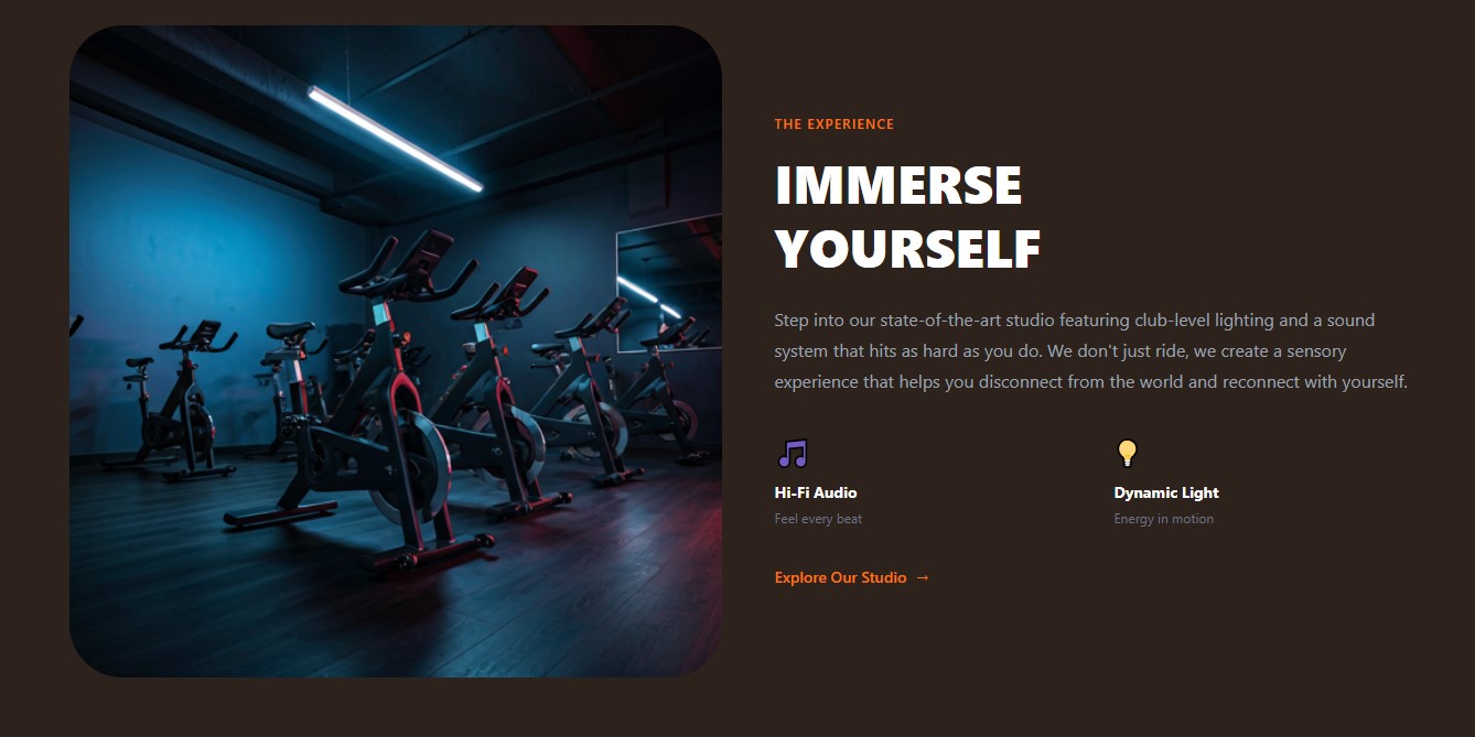 Cycling Class Website